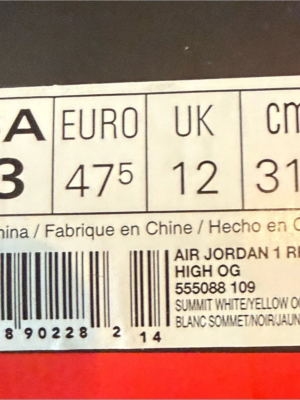 Jordan 1 Retro High Yellow Ochre - Sneakers in Black, White & Yellow